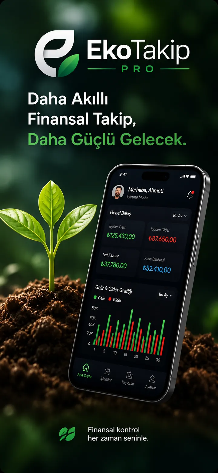 EkoTakip Pro uygulaması ekran görüntüsü 1